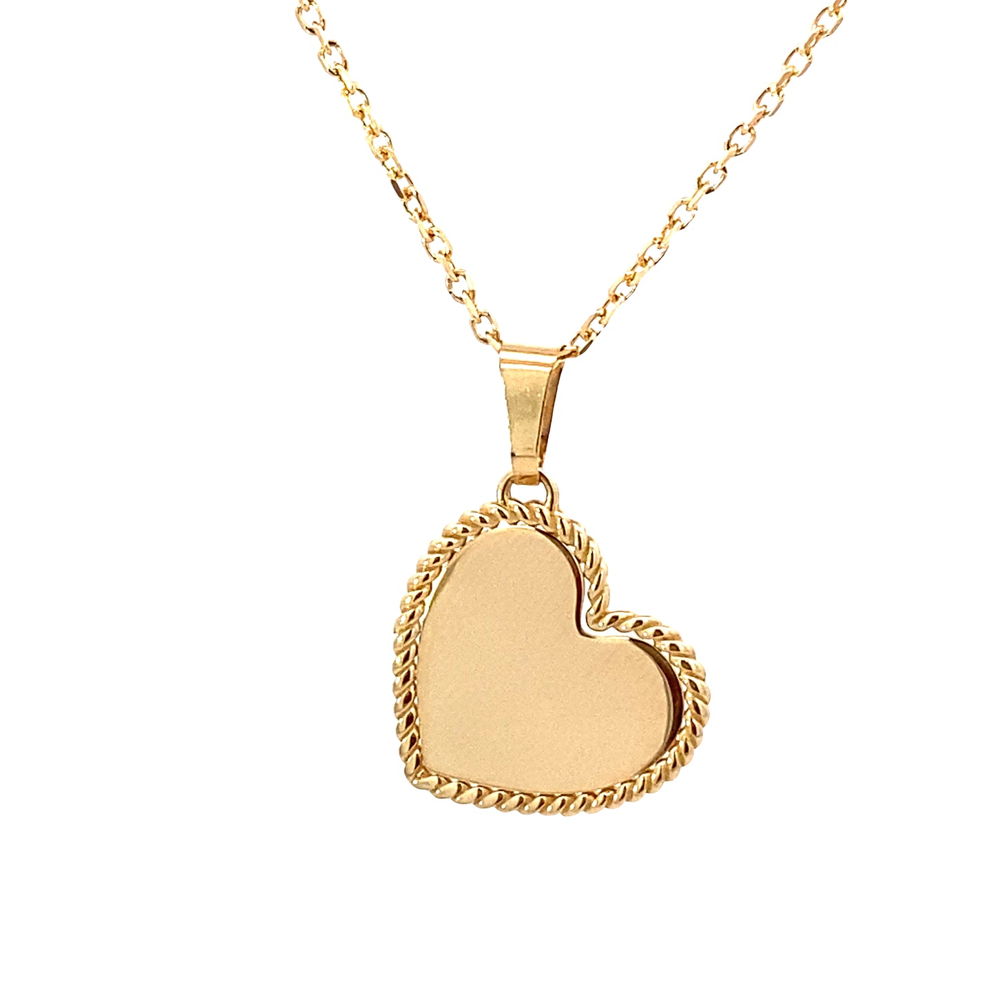 14K Gold ID Heart Pendant | Luby Gold Collection | Luby 