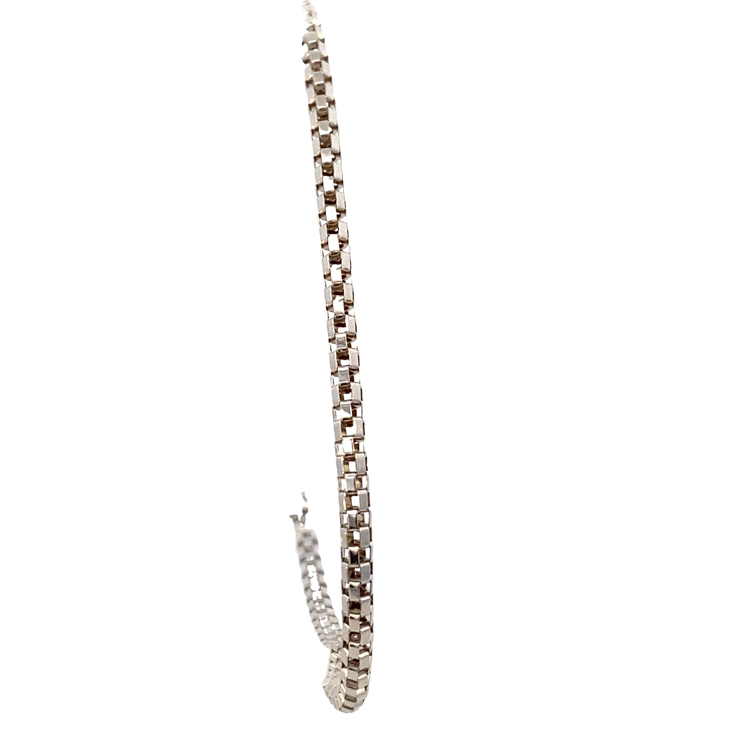 14K White Gold Mesh Bracelet | Luby Gold Collection | Luby 