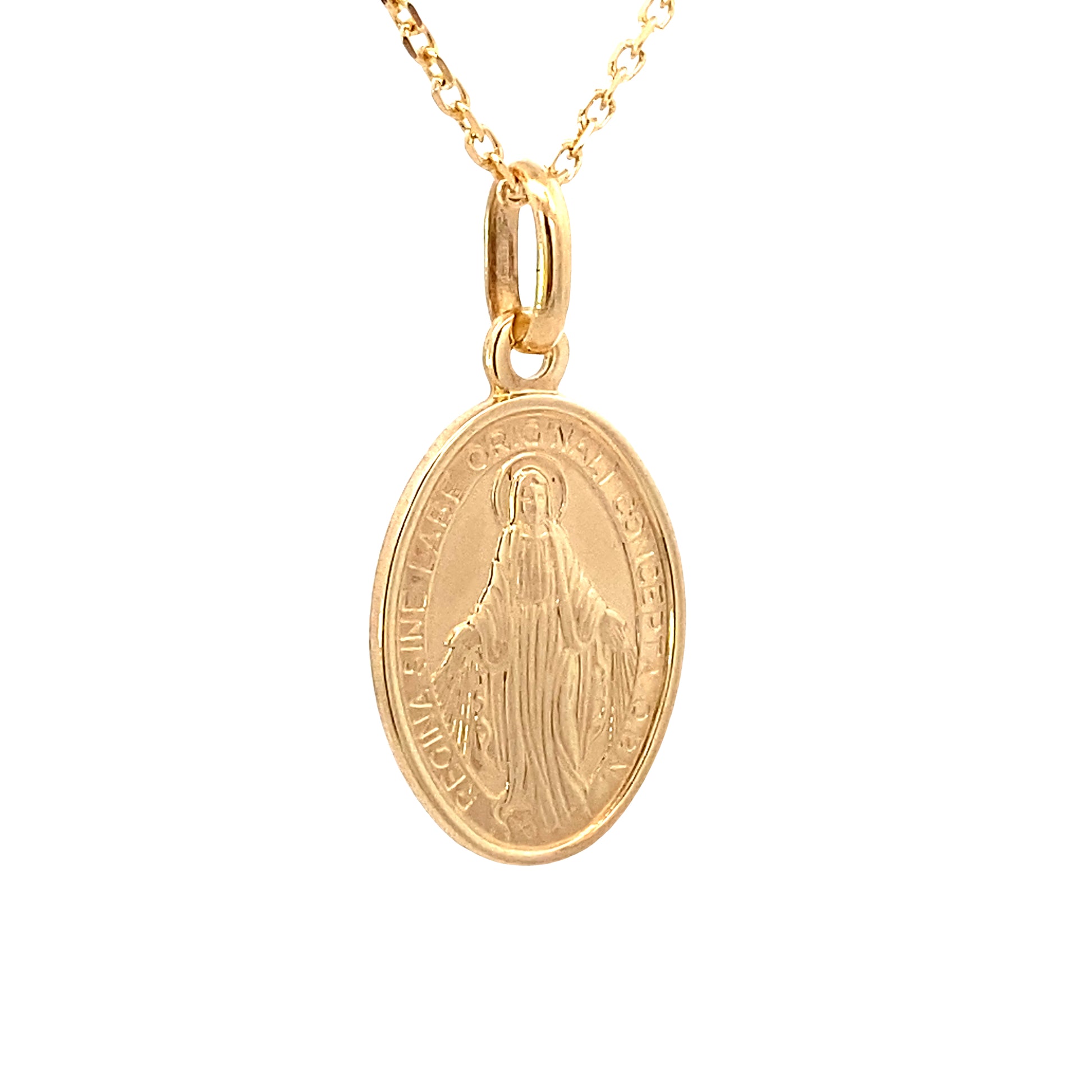 14K Gold La Milagrosa Pendant | Luby Gold Collection | Luby 