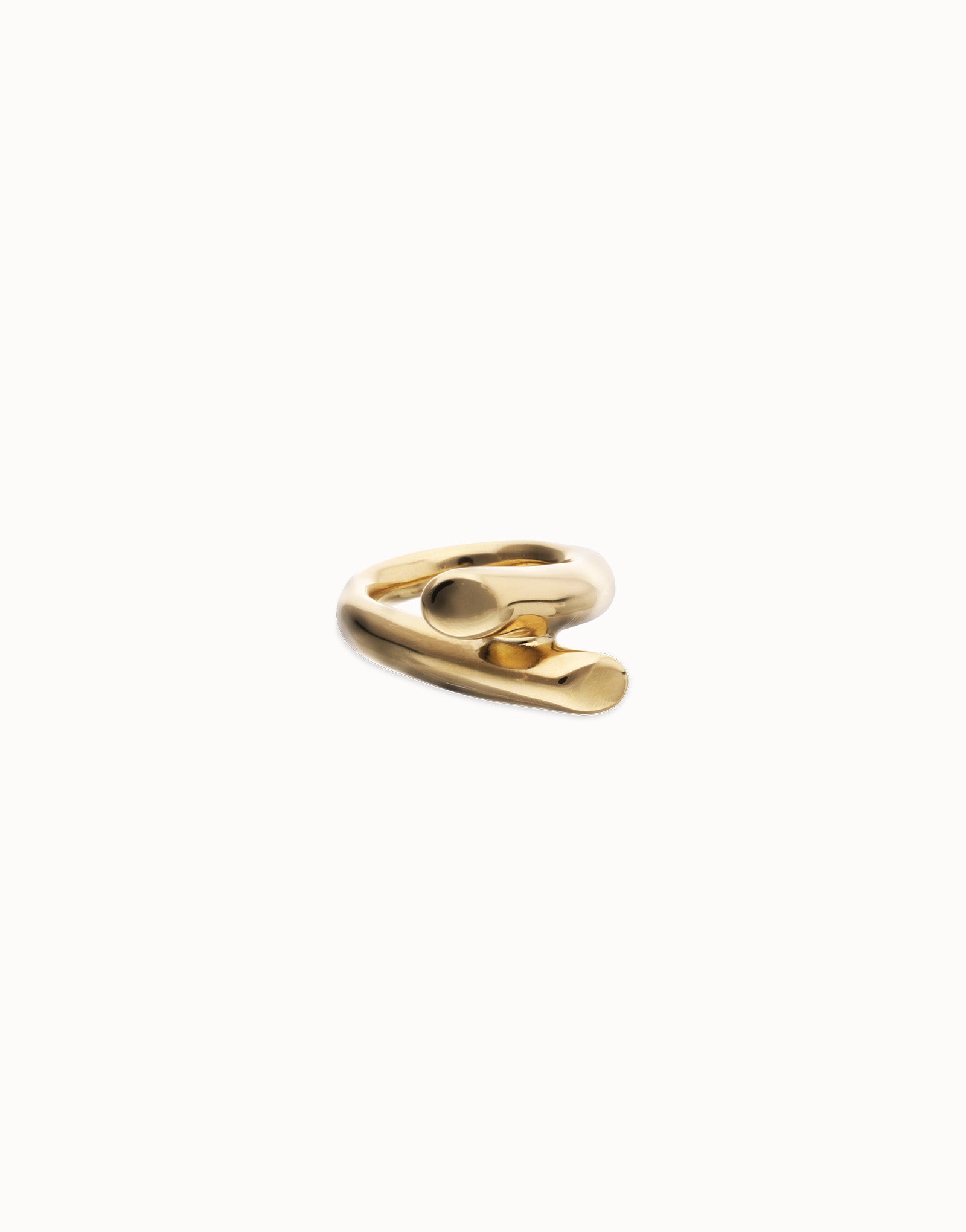 Ring with two intertwined organic shapes | Uno de 50 | Luby 