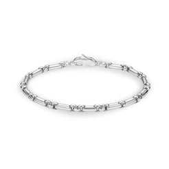 POLISHED RECTANGLE LINK BRACELET | ARZ Steel | Luby 