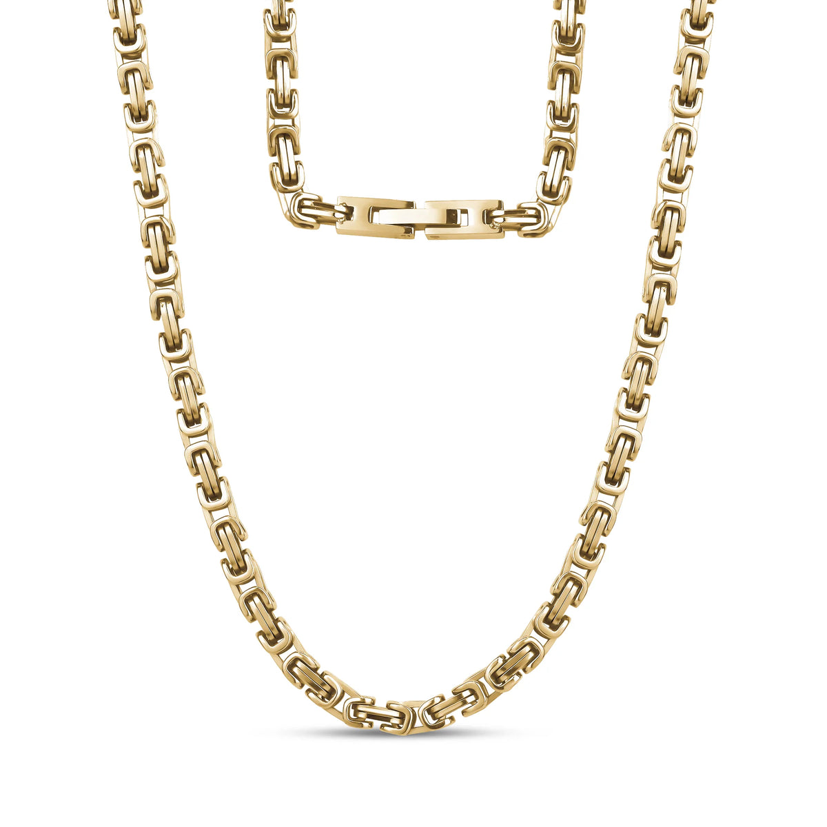 KING'S CHAIN NECKLACE (4MM) | ARZ Steel | Luby 