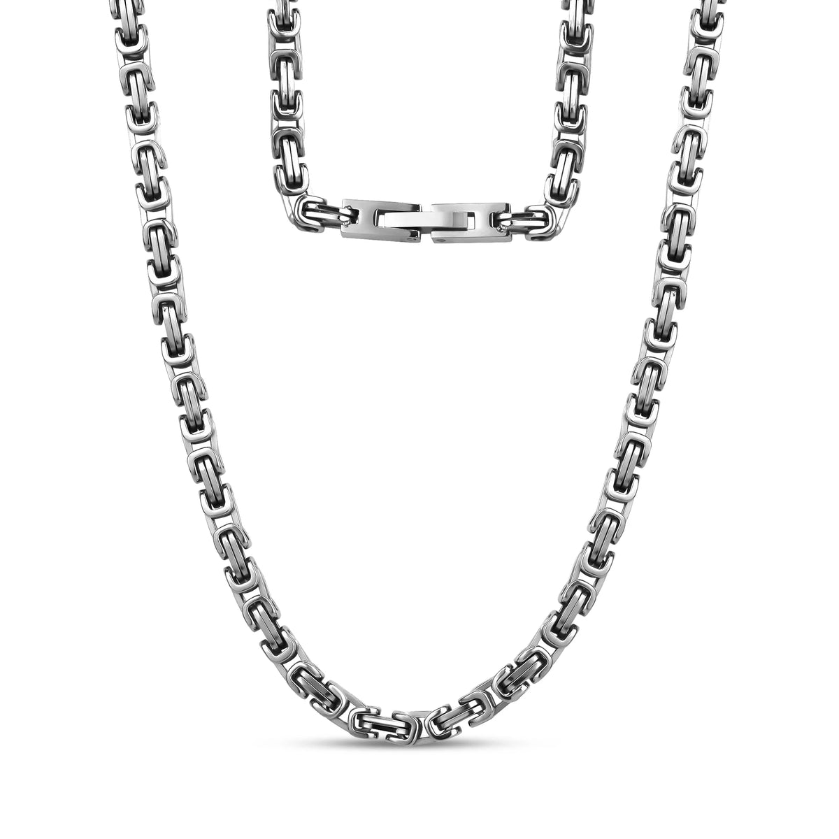 KING'S CHAIN NECKLACE (4MM) | ARZ Steel | Luby 