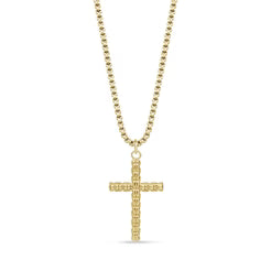BOX LINK CROSS PENDANT | ARZ Steel | Luby 