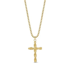 TWISTED ROPE CROSS PENDANT | ARZ Steel | Luby 