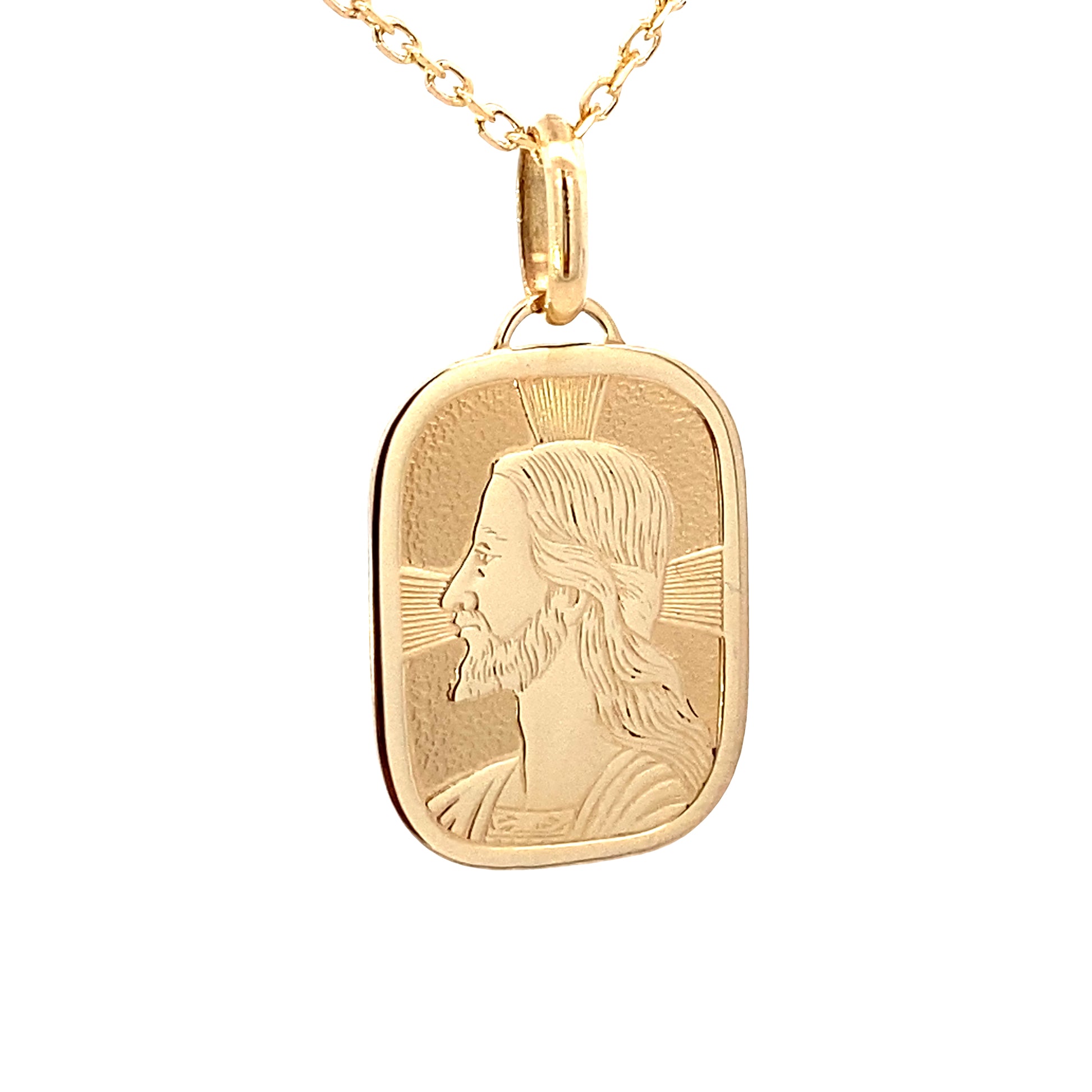 14K Gold Jesus Pendant | Luby Gold Collection | Luby 