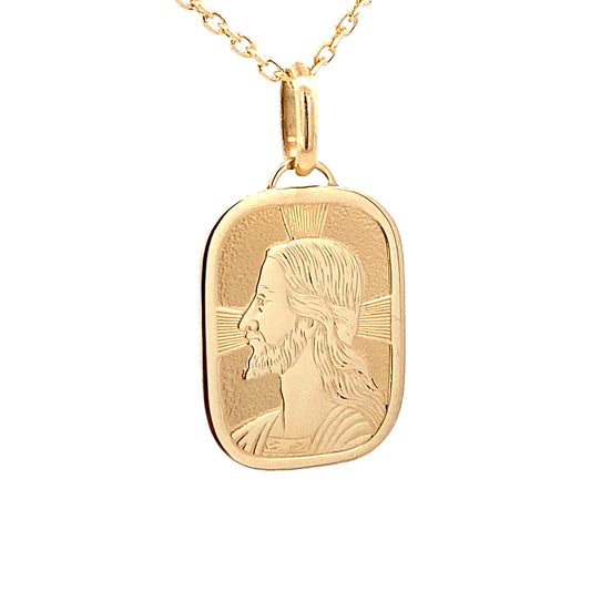 14K Gold Jesus Pendant | Luby Gold Collection | Luby 