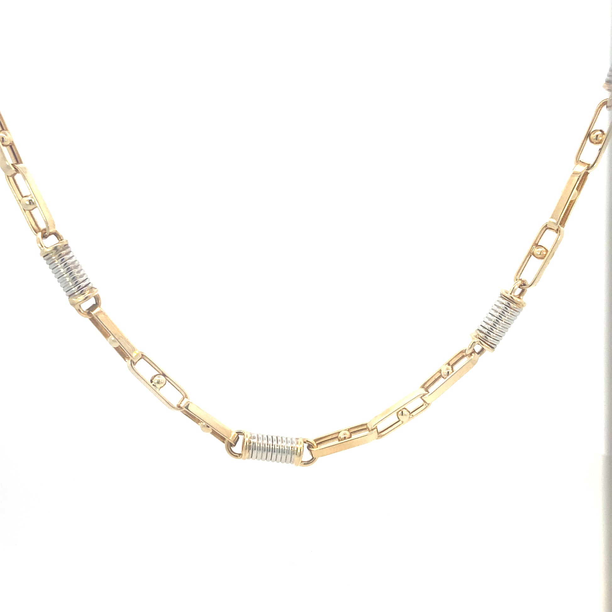 14K Gold Cilinder Link 2/t Chain | Luby Gold Collection | Luby 