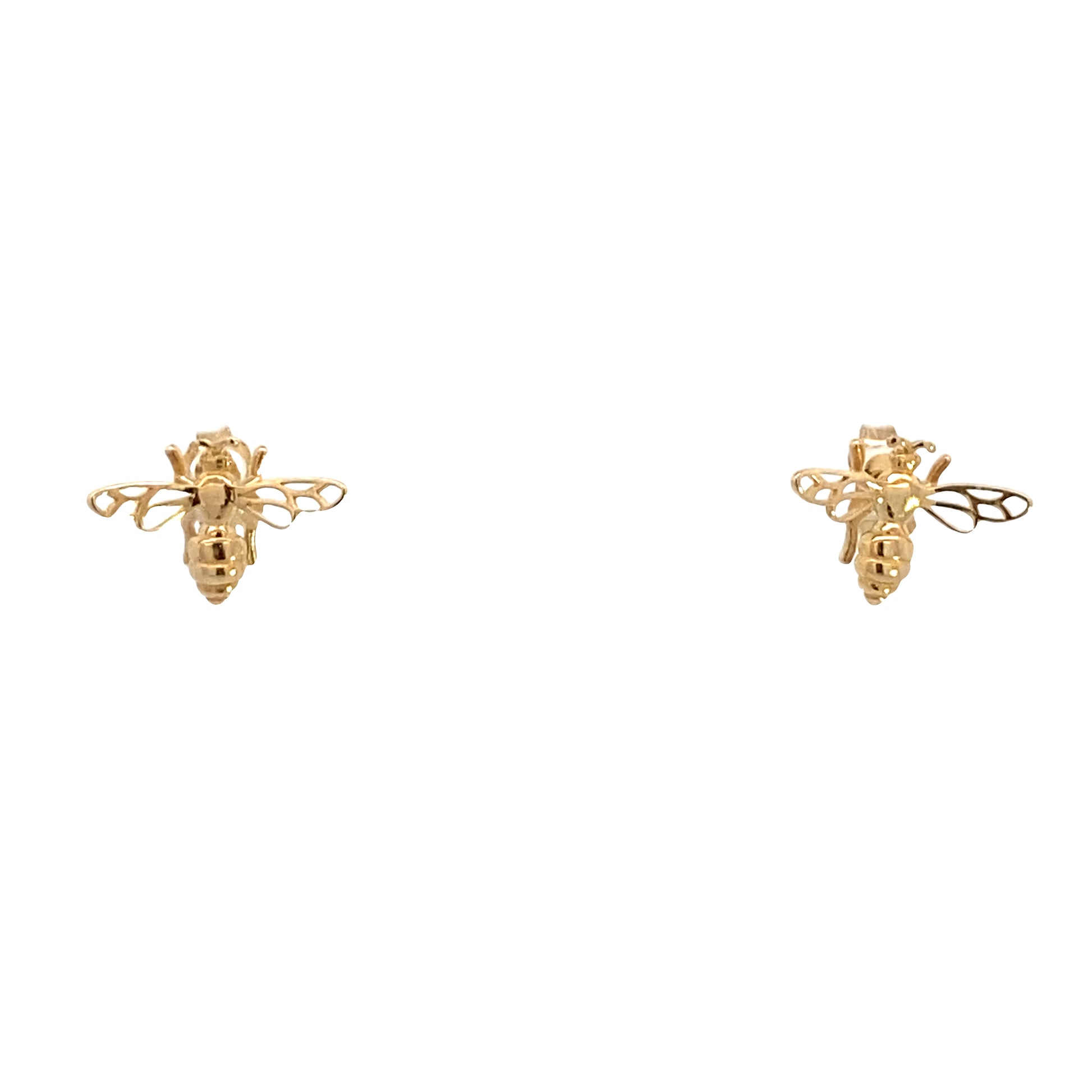 14K Gold Bumble Bee Earrings | Luby Gold Collection | Luby 