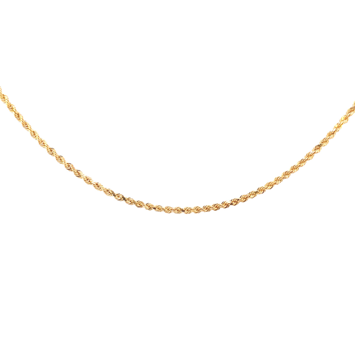 14K ROPE CHAIN SEMI SOLID | Luby Gold Collection | Luby 