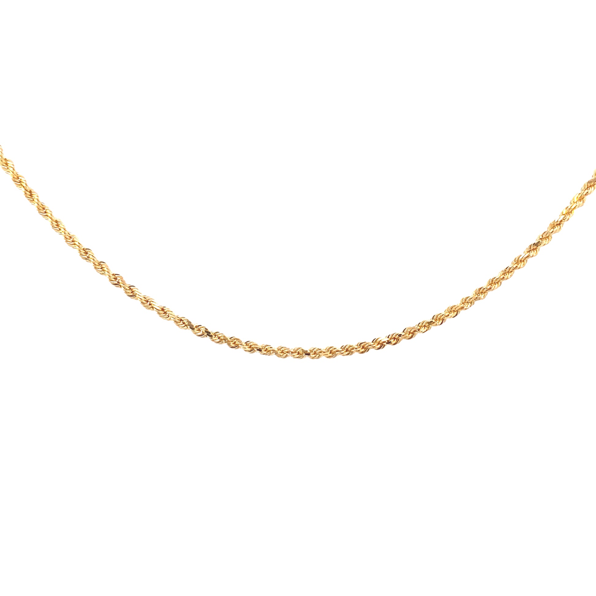 14K ROPE CHAIN SEMI SOLID | Luby Gold Collection | Luby 