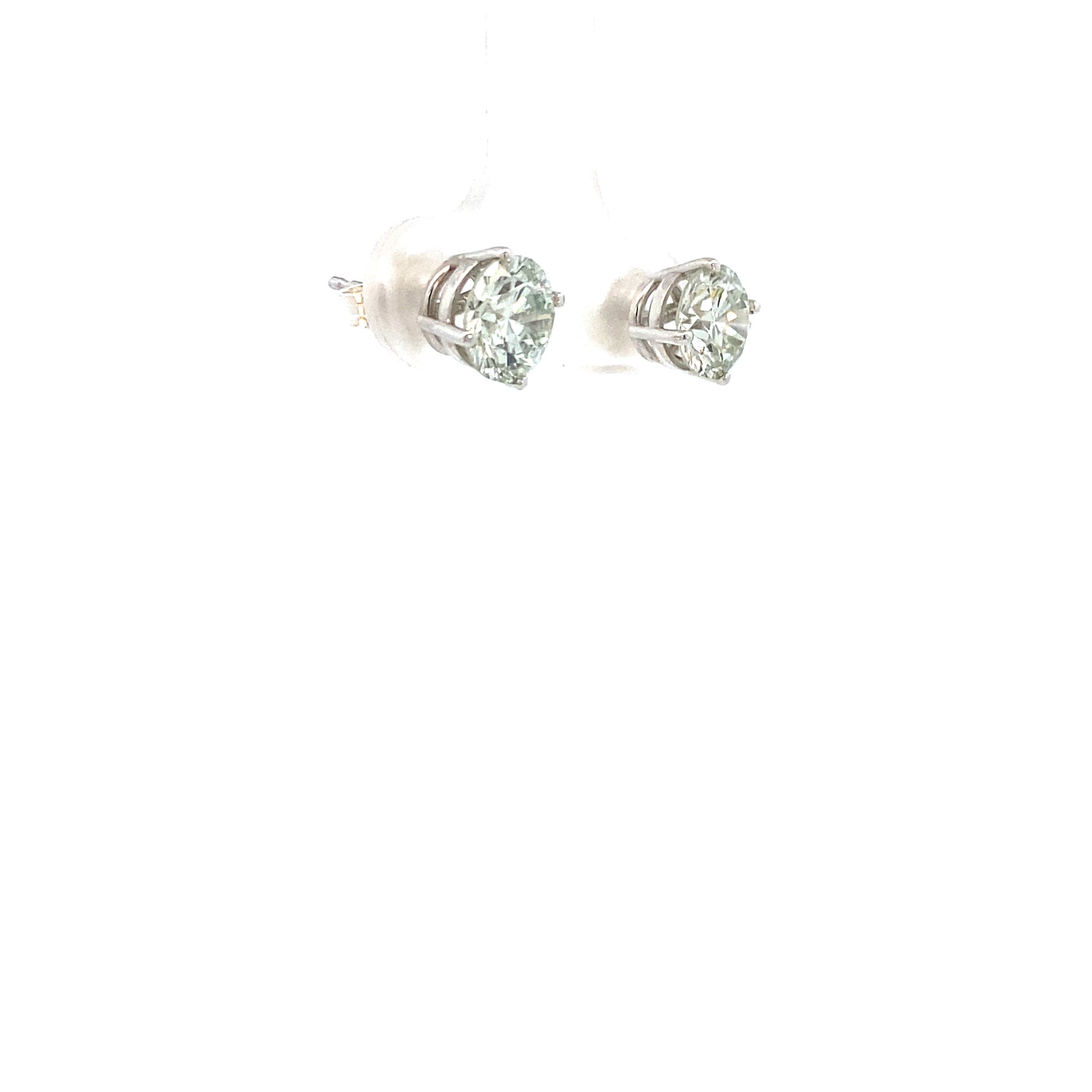 Smiling Rocks Essentials 2.0ct Solitaire Earrings Lab Grown Diamond | Smiling Rocks | Luby 
