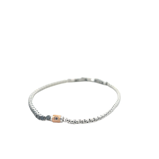 Hector By Marcello Pane Black CZ Bracelet | Hector by Marcello Pane | Luby 