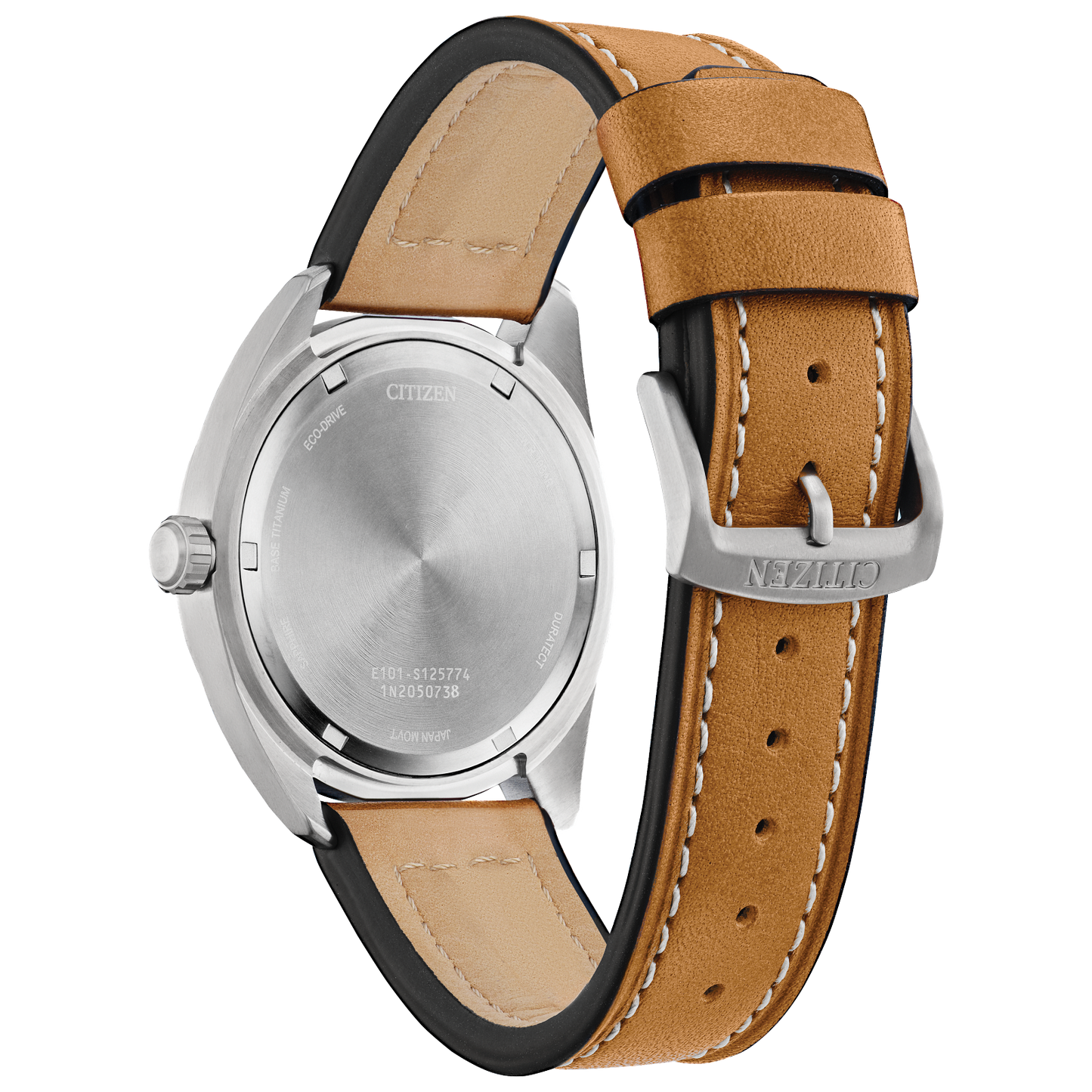 Avion Green Dial Leather Strap Super Titanium | Citizen | Luby 