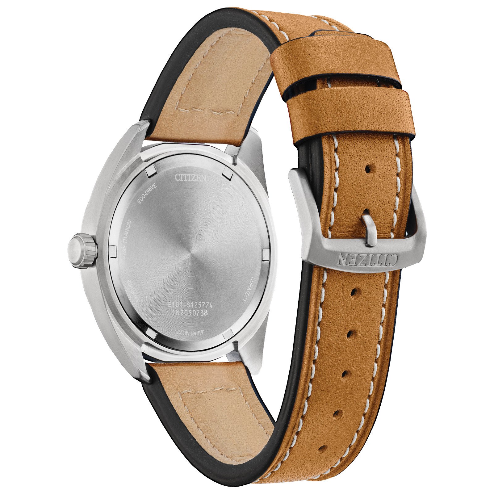 Avion Green Dial Leather Strap Super Titanium | Citizen | Luby 