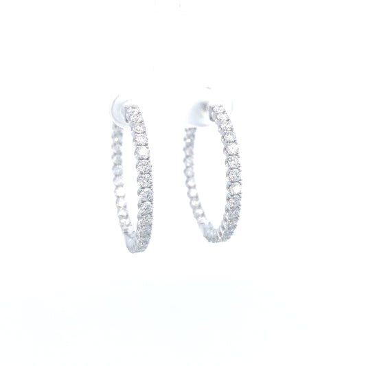 Smiling Rocks Lab Grown Diamond 56 Stone Earrings (3.00ct) | Smiling Rocks | Luby 