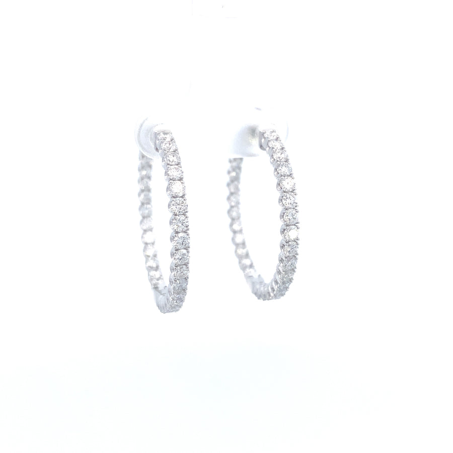 Smiling Rocks Lab Grown Diamond 56 Stone Earrings (3.00ct)