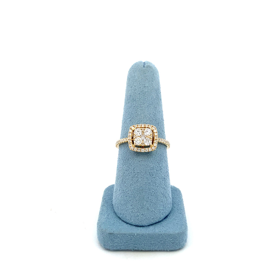 Smiling Rocks Lab Grown Diamond 51 Stone Ring (0.70ct)