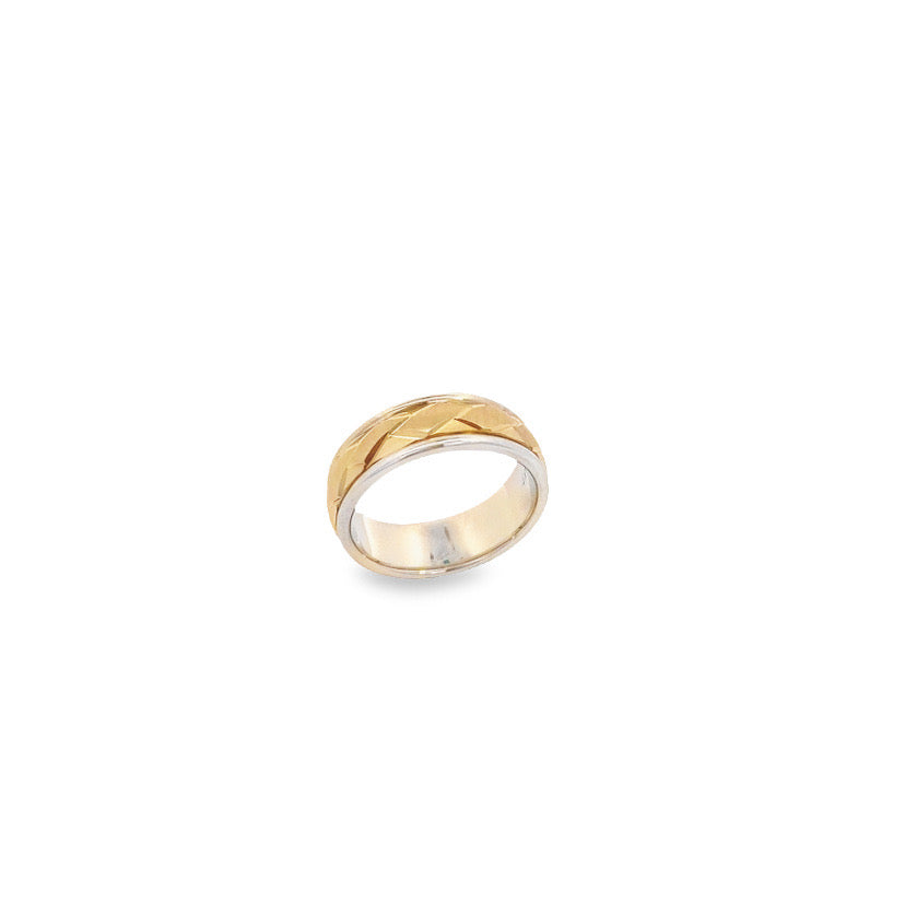 14K 2/T Gold Wedding Band | Luby Gold Collection | Luby 