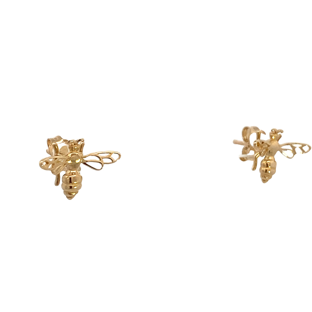14K Gold Bumble Bee Earrings | Luby Gold Collection | Luby 