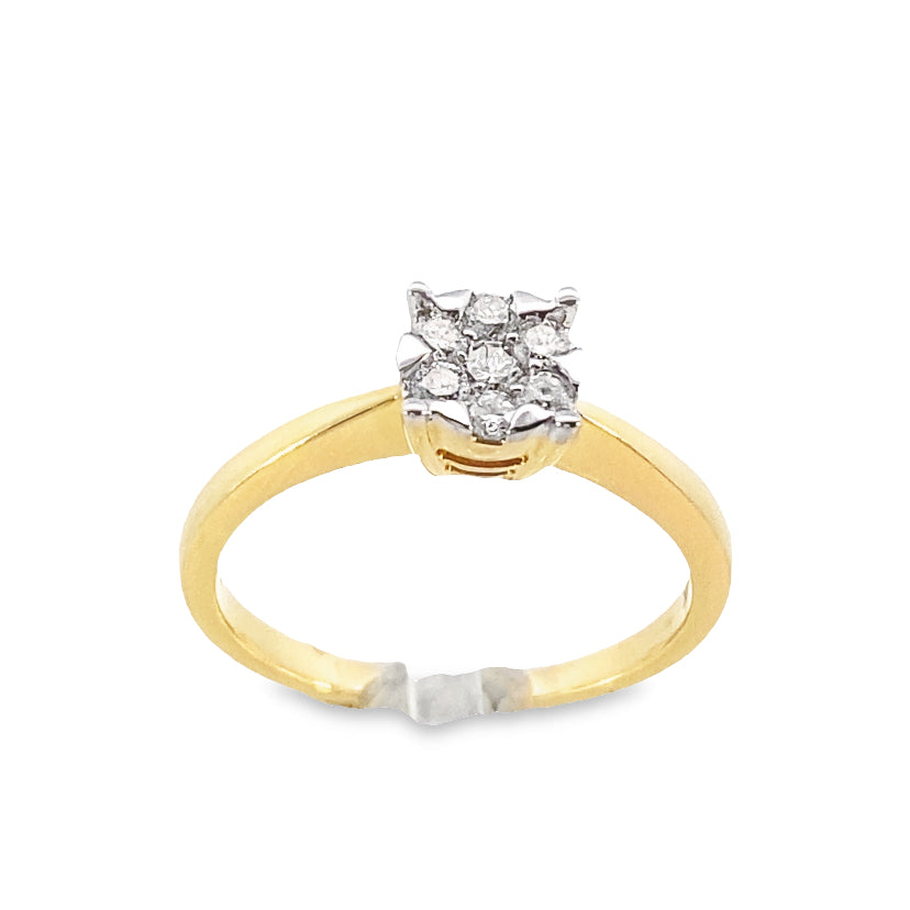14K Gold Diamond Bridal Ring 0.25ct | Luby Diamond Collection | Luby 