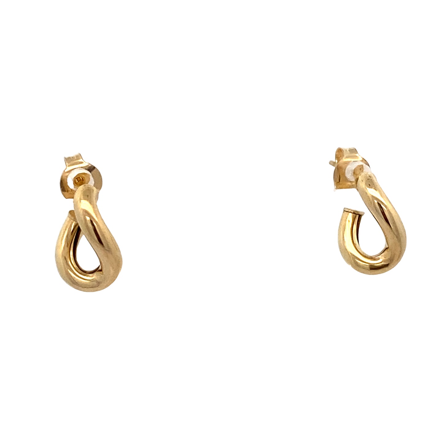 14K White Chain Link Earrings | Luby Gold Collection | Luby 