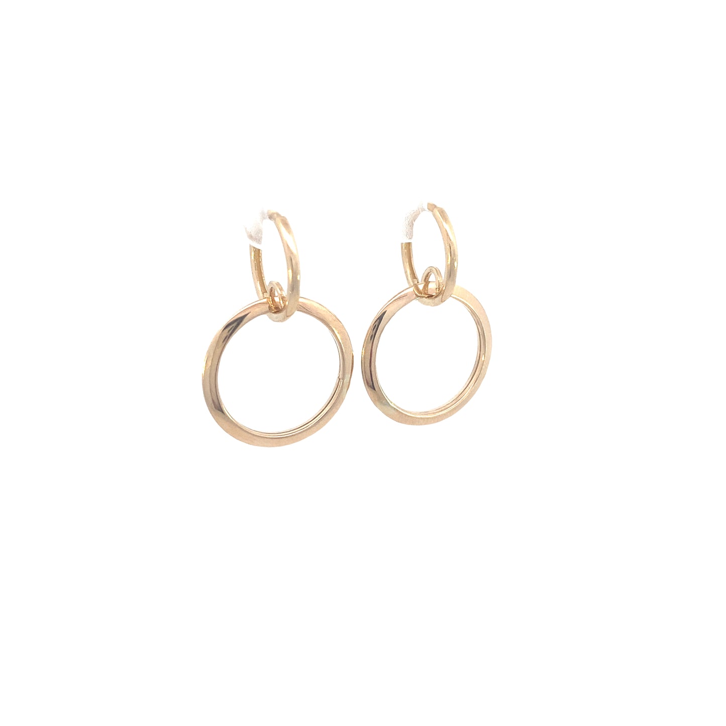 14K Gold Double Circle Earrings | Luby Gold Collection | Luby 