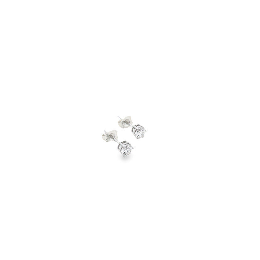 Smiling Rocks Essentials 0.80ct Solitaire Earrings Lab Grown Diamond | Smiling Rocks | Luby 