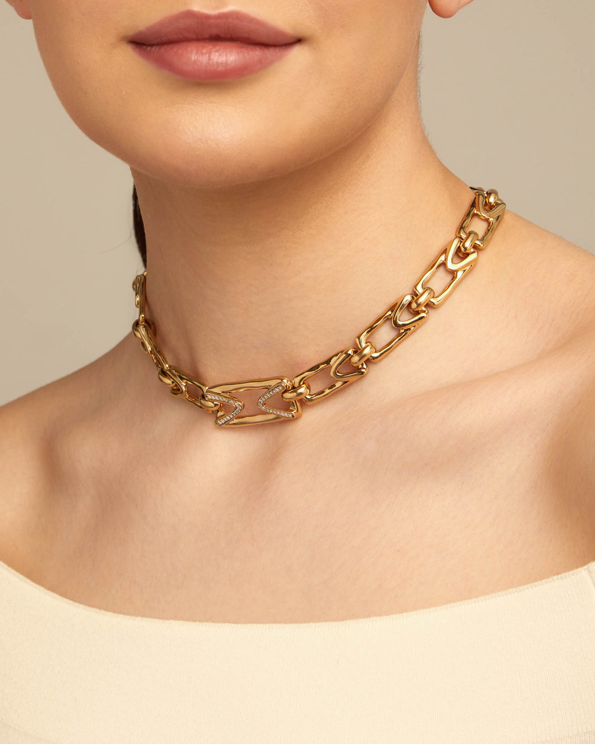 Impressive topaz Necklace | Uno de 50 | Luby 
