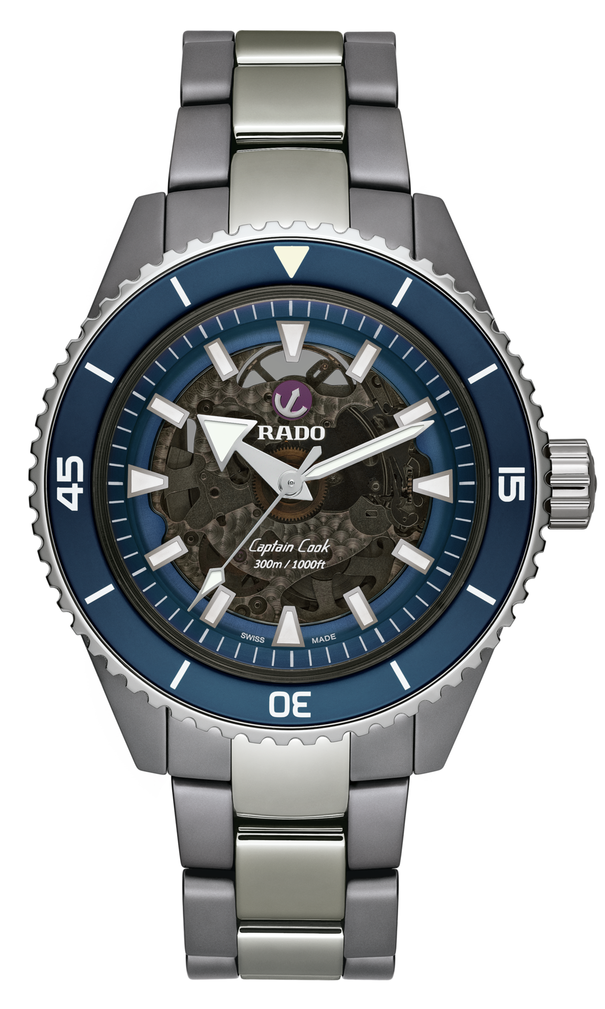 Captain Cook High-Tech Ceramic Blue dial