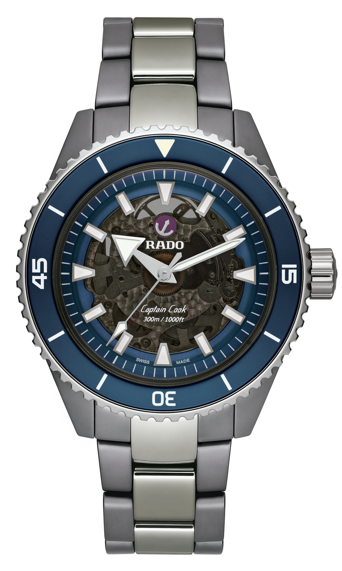 Captain Cook High-Tech Ceramic Blue dial | Rado | Luby 