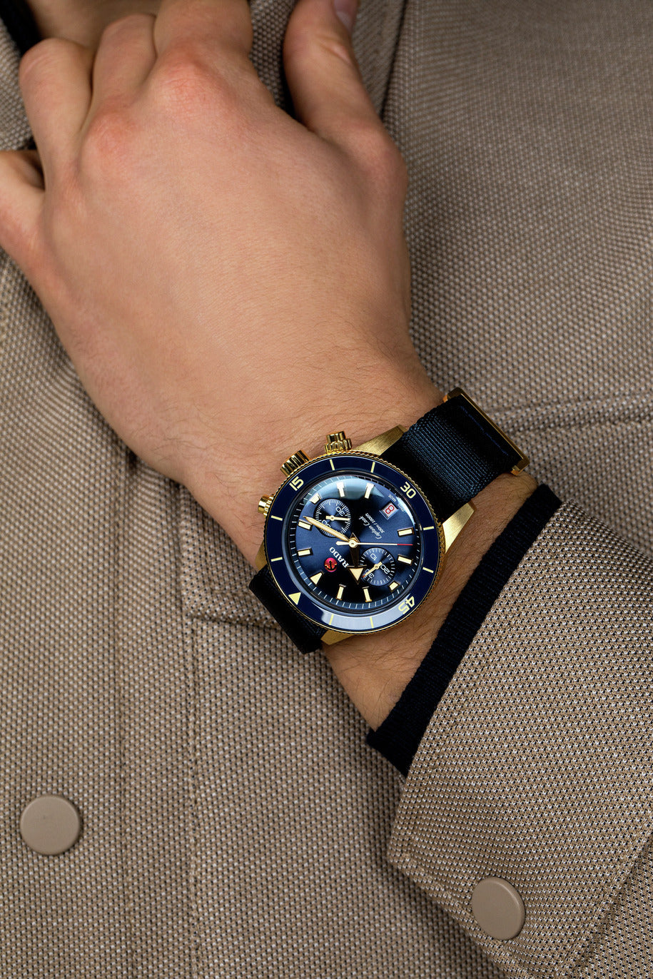 Captain Cook Automatic Chronograph Blue