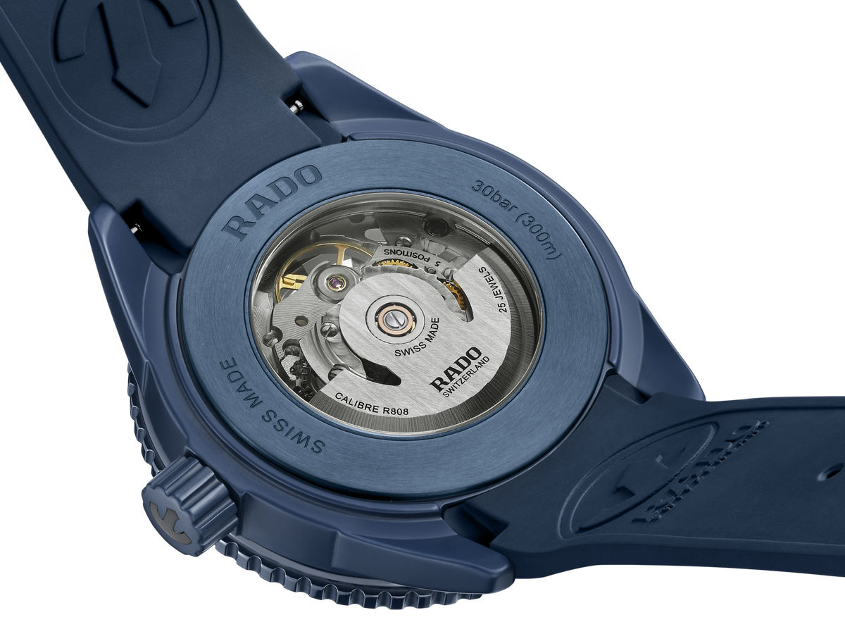 Captain Cook High-Tech Ceramic Blue Skeleton | Rado | Luby 