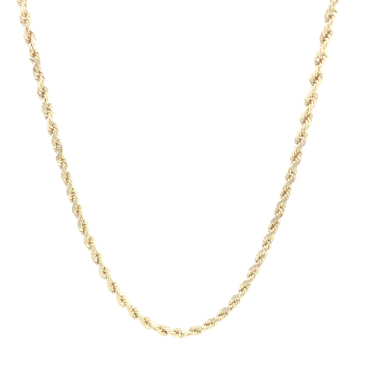 14K Gold Rope Chain | Luby Gold Collection | Luby 