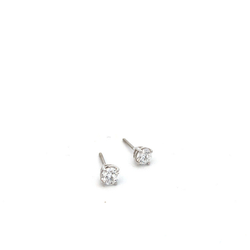 Smiling Rocks Essentials 1.00ct Solitaire Earrings Lab Grown Diamond | Smiling Rocks | Luby 