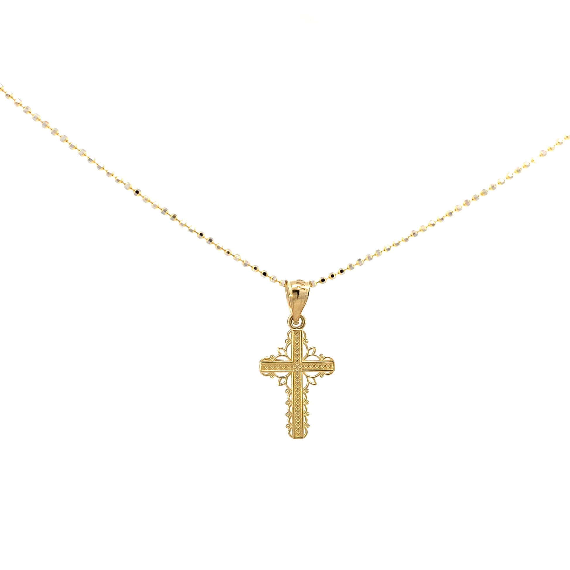 14K Gold Vintage Cross Pendant | Luby Gold Collection | Luby 