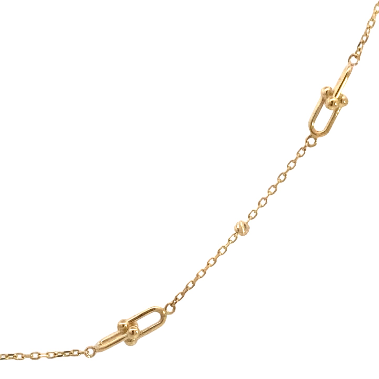 14K Gold Double Link Necklace | Luby Gold Collection | Luby 