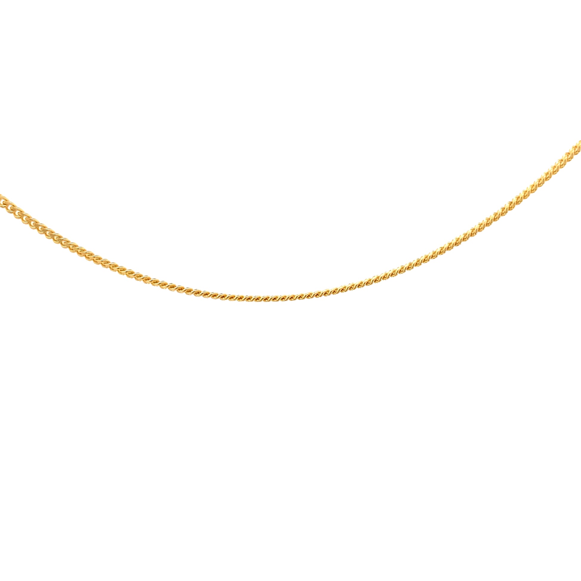 14K Gold Solid Cuban Chain | Luby Gold Collection | Luby 