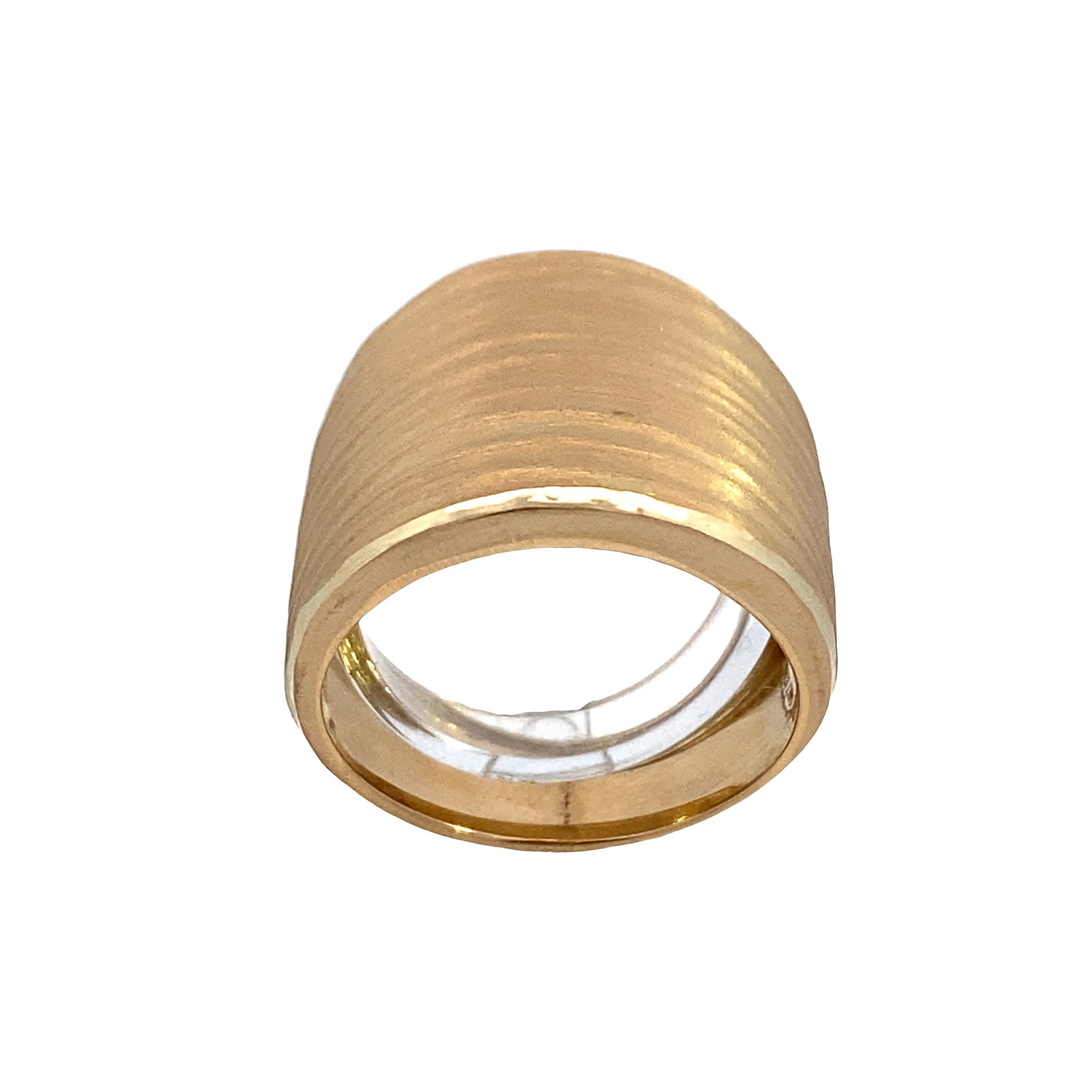 14K Gold Waves Matte Ring | Luby Gold Collection | Luby 