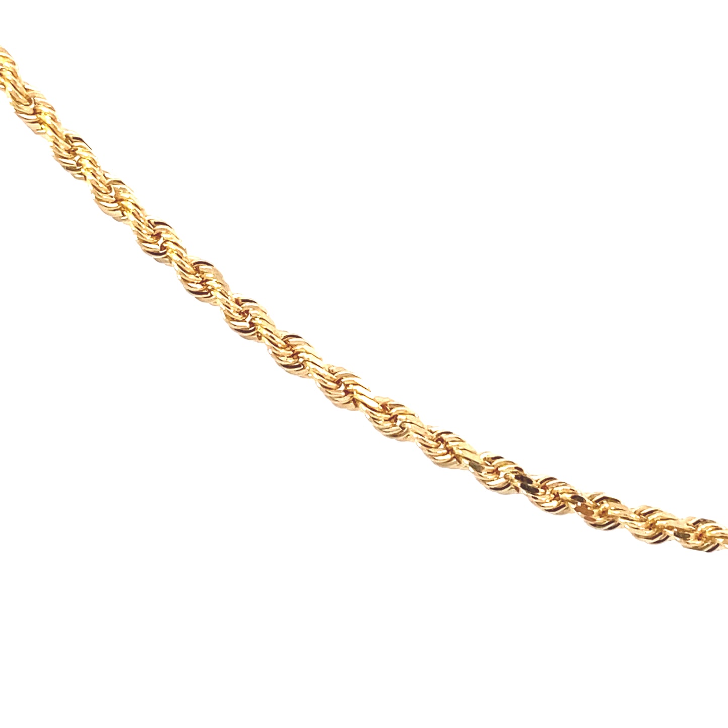 14K ROPE CHAIN SEMI SOLID | Luby Gold Collection | Luby 