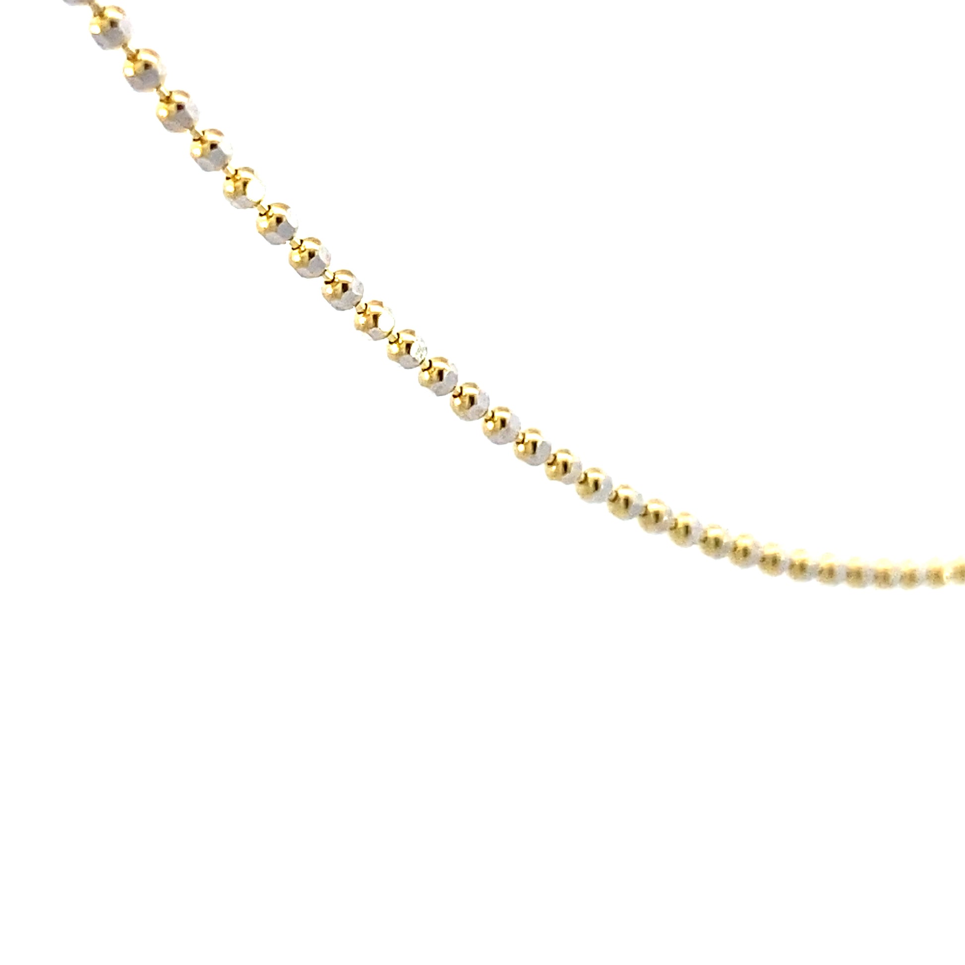 14K Gold 2T Dots Link Chain | Luby Gold Collection | Luby 