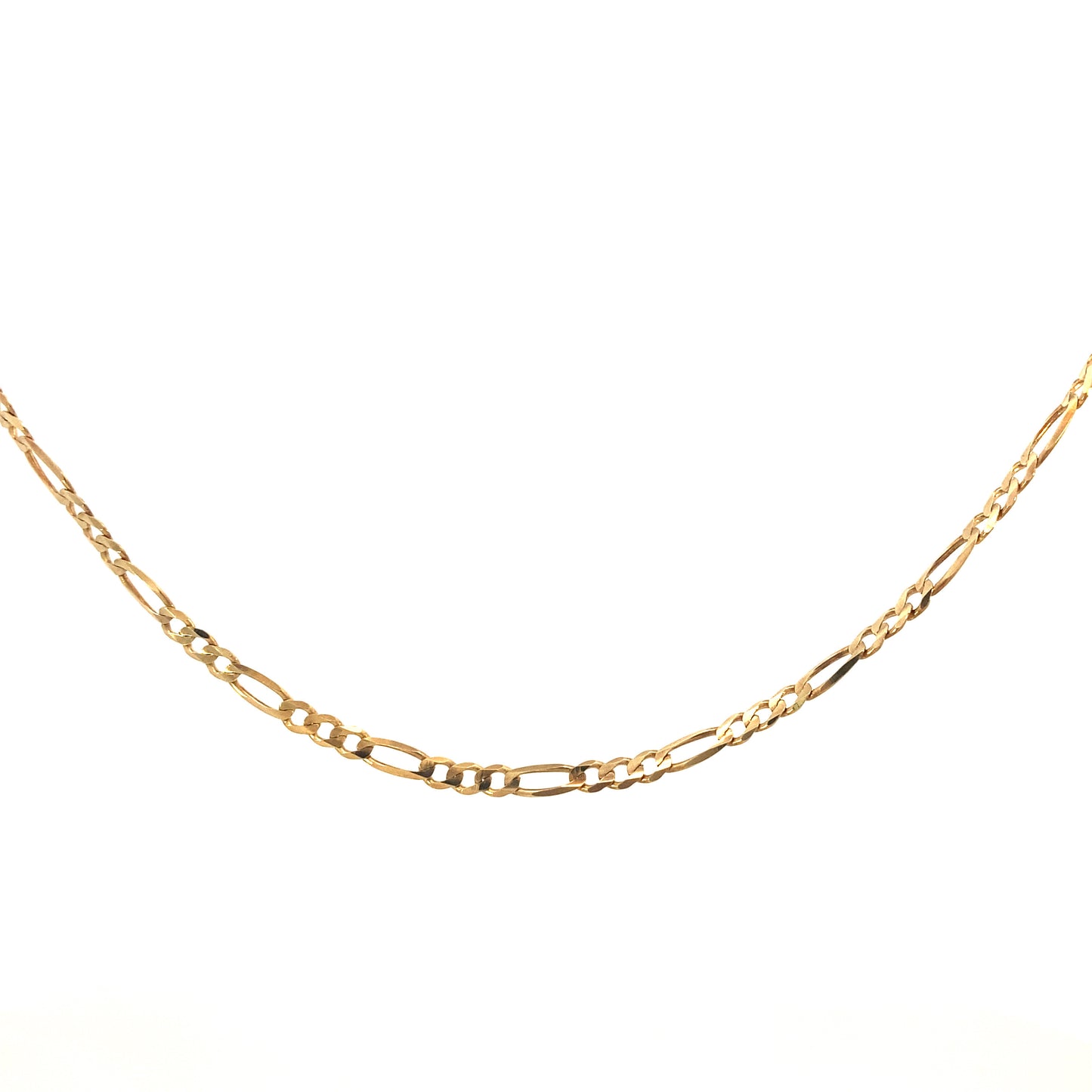 14K Figaro Chain All Yellow Gold | Luby Gold Collection | Luby 