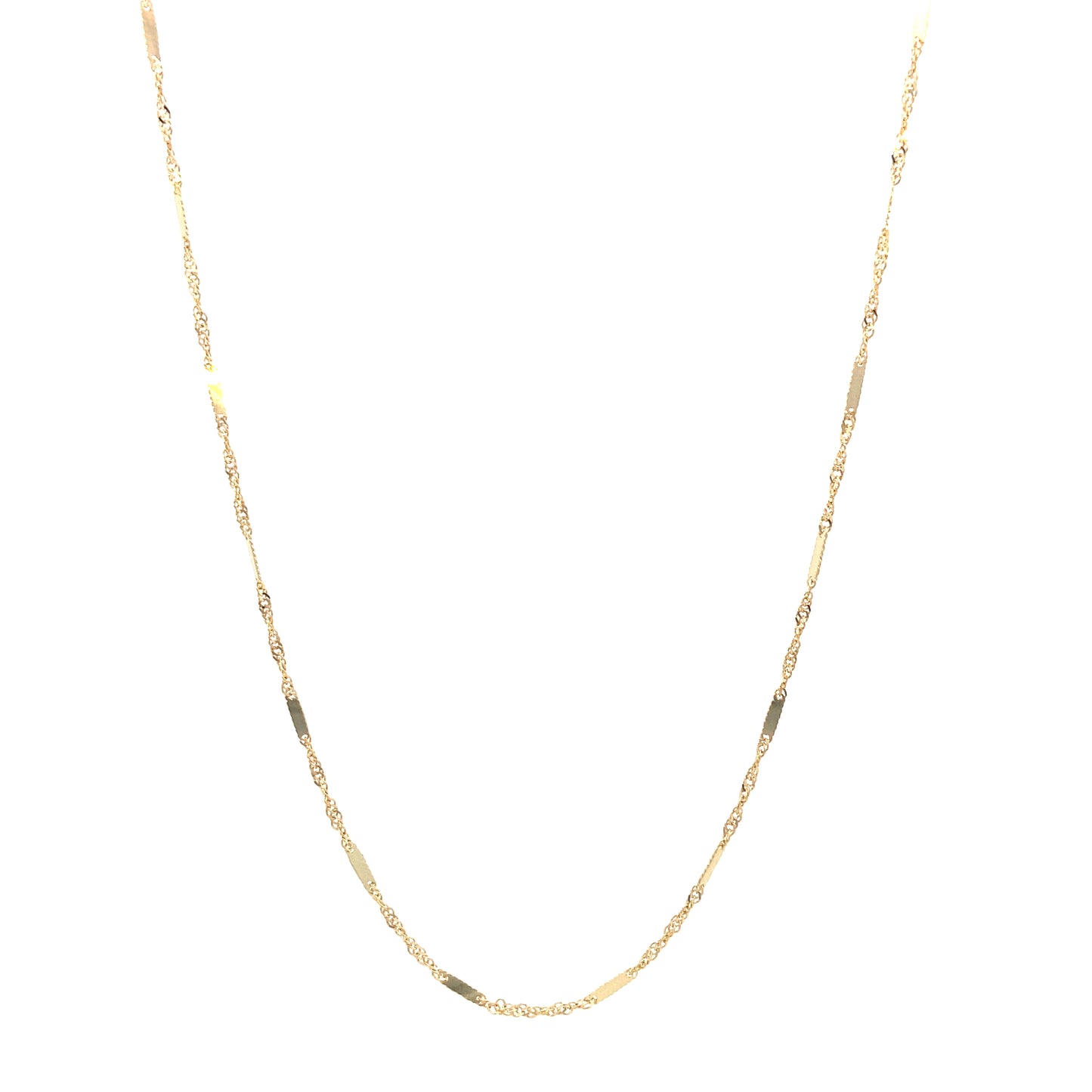 14K Gold Barrel Link Chain | Luby Gold Collection | Luby 