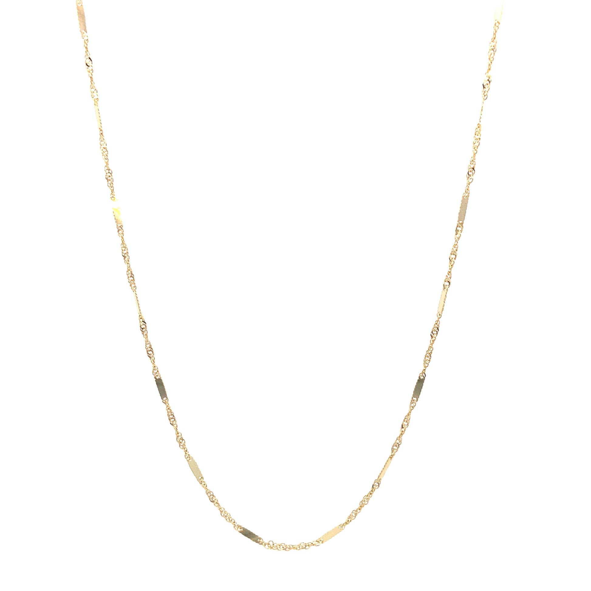 14K Gold Barrel Link Chain | Luby Gold Collection | Luby 