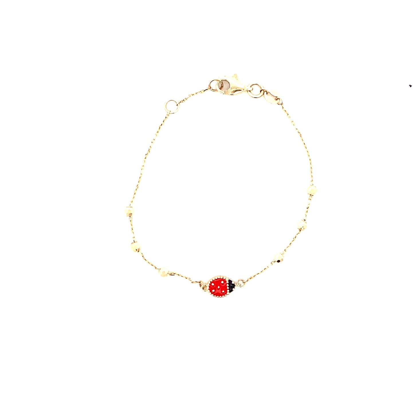 14K Gold Lady Bug Baby Bracelet | Luby Gold Collection | Luby 