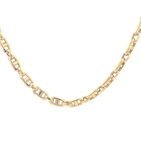 14k Gold Fancy Link Chain | Luby Gold Collection | Luby 