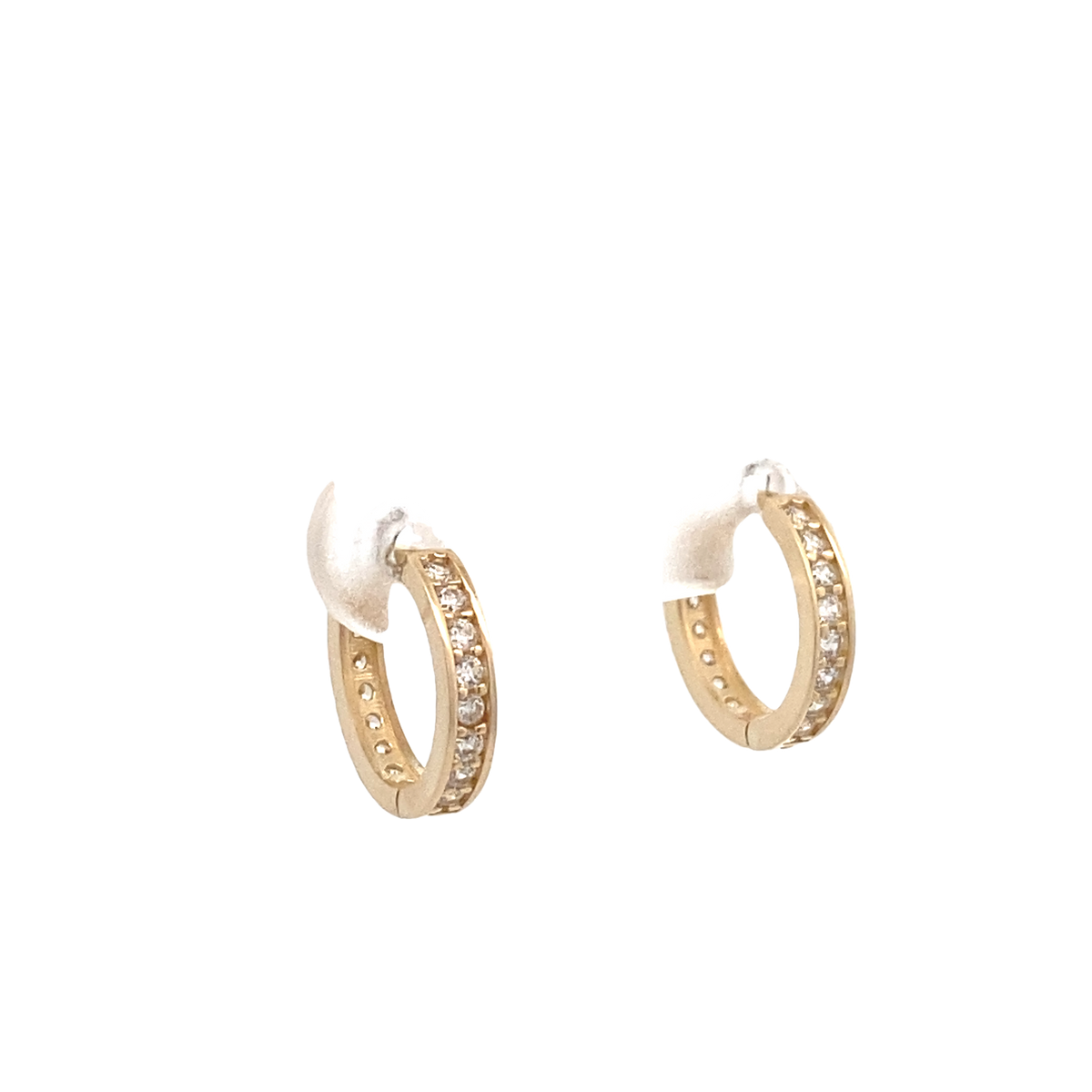 14K Gold Mini Hoops Earrings | Luby Gold Collection | Luby 
