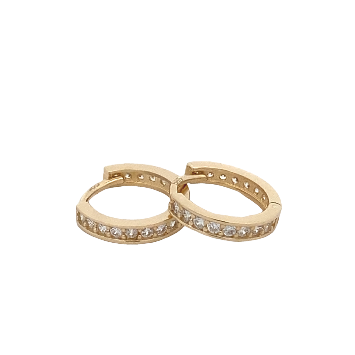 14K Gold Mini Hoops Earrings | Luby Gold Collection | Luby 