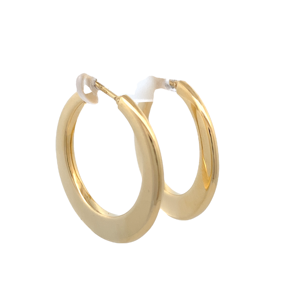 14K Gold Pressed Gold Hoops | Luby Gold Collection | Luby 