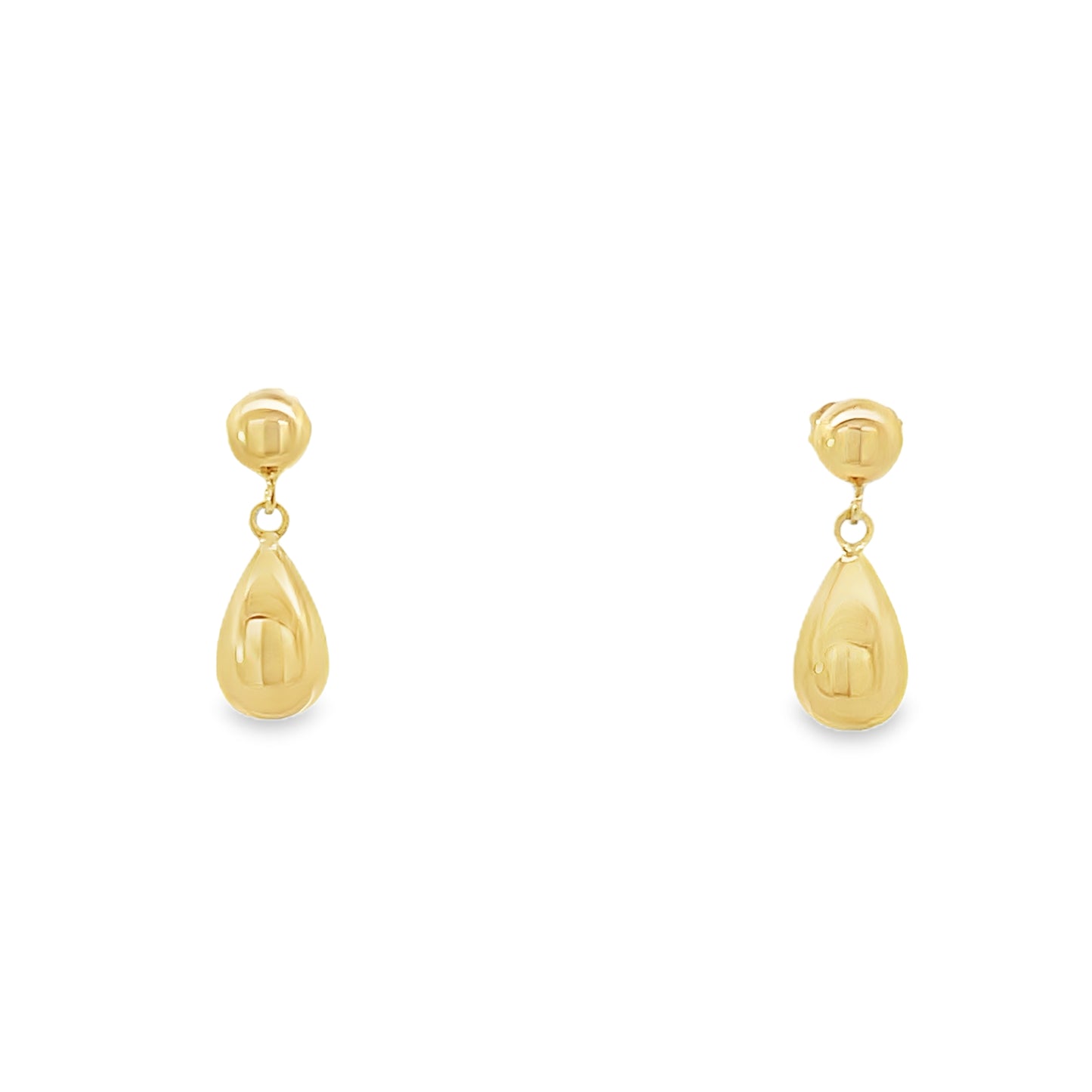 14K Gold Teardrop Earrings